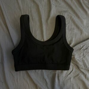 ALO YOGA WELLNESS BRA BLACK SMALL